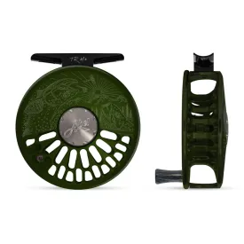 Abel TR Reel 2/3 Underwood Cutthroat Deep Green with Ebony Handle