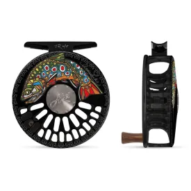 Abel TR Reel 4/5 Larko Rainbow Trout with Rosewood Handle