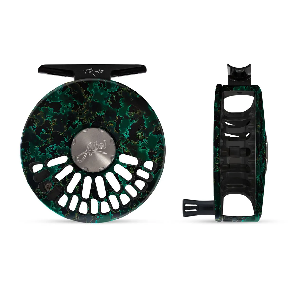 Abel TR Reel 4/5 Retro Green/Black with Ebony Handle