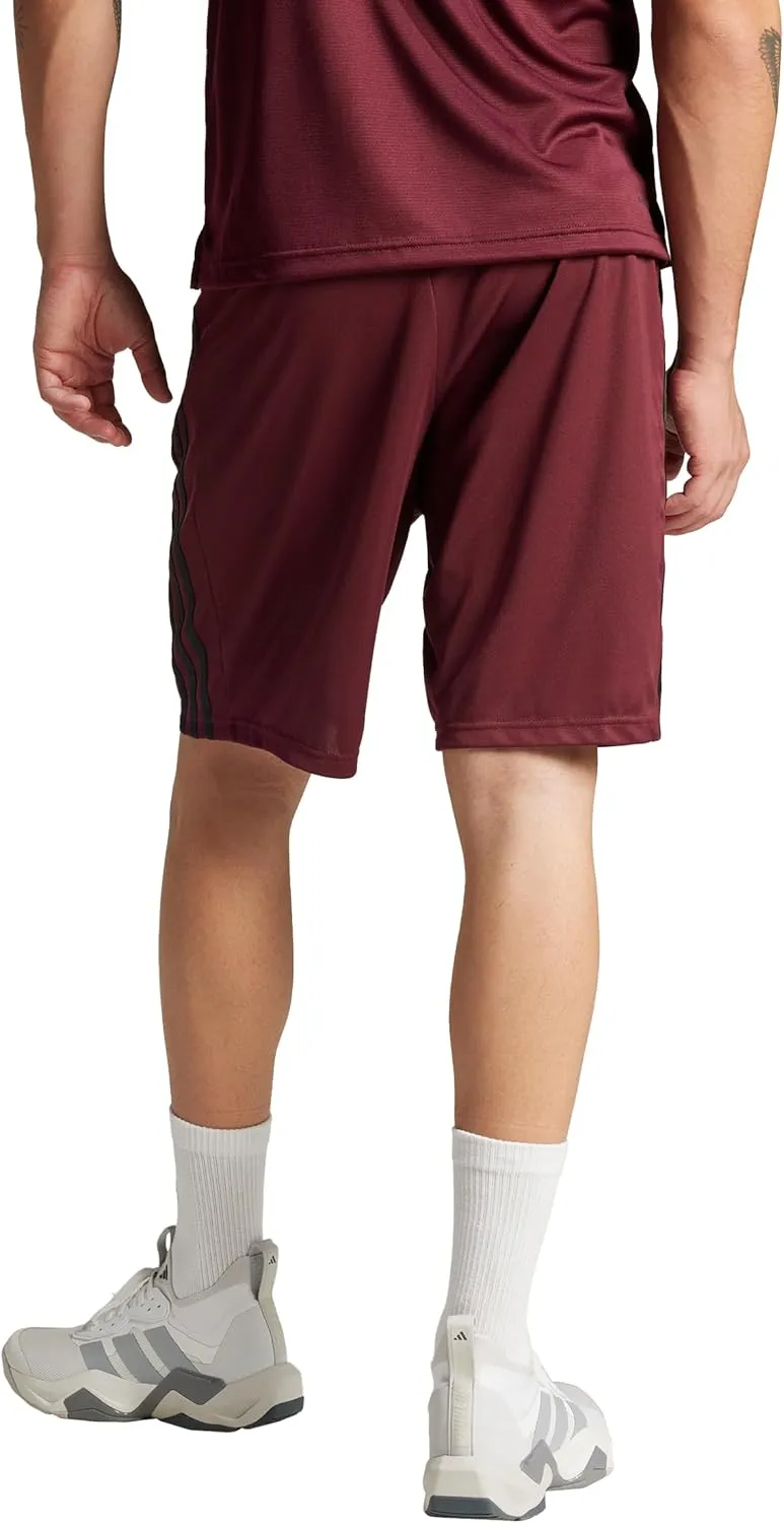 adidas Men's Train Essentials Piqu?? 3-Stripes Shorts