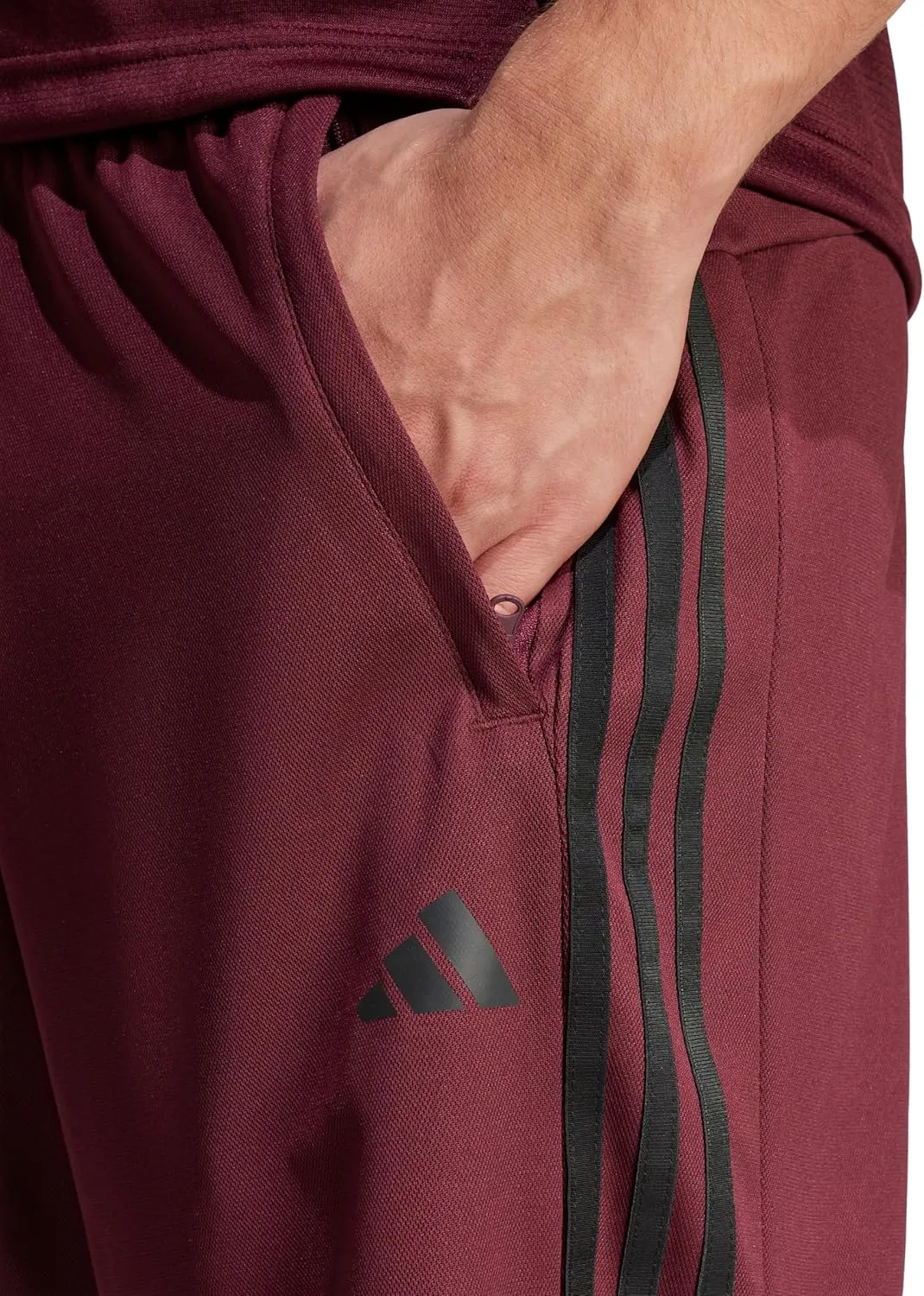 adidas Men's Train Essentials Piqu?? 3-Stripes Shorts