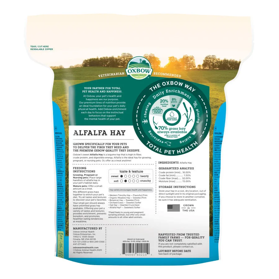 Alfalfa Hay - (15oz / 9lbs)