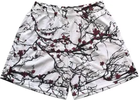 BOOMLEMON Mens Mesh Graphic Print Shorts Fashion Designer Workout Shorts Retro Casual Cool Streetwear Short Pants