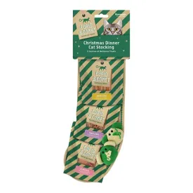 Cupid & Comet | Cat Festive Gift | Christmas Dinner Stocking with Treats & Toys