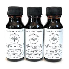 Elderberry Syrup Single Serve Bottle