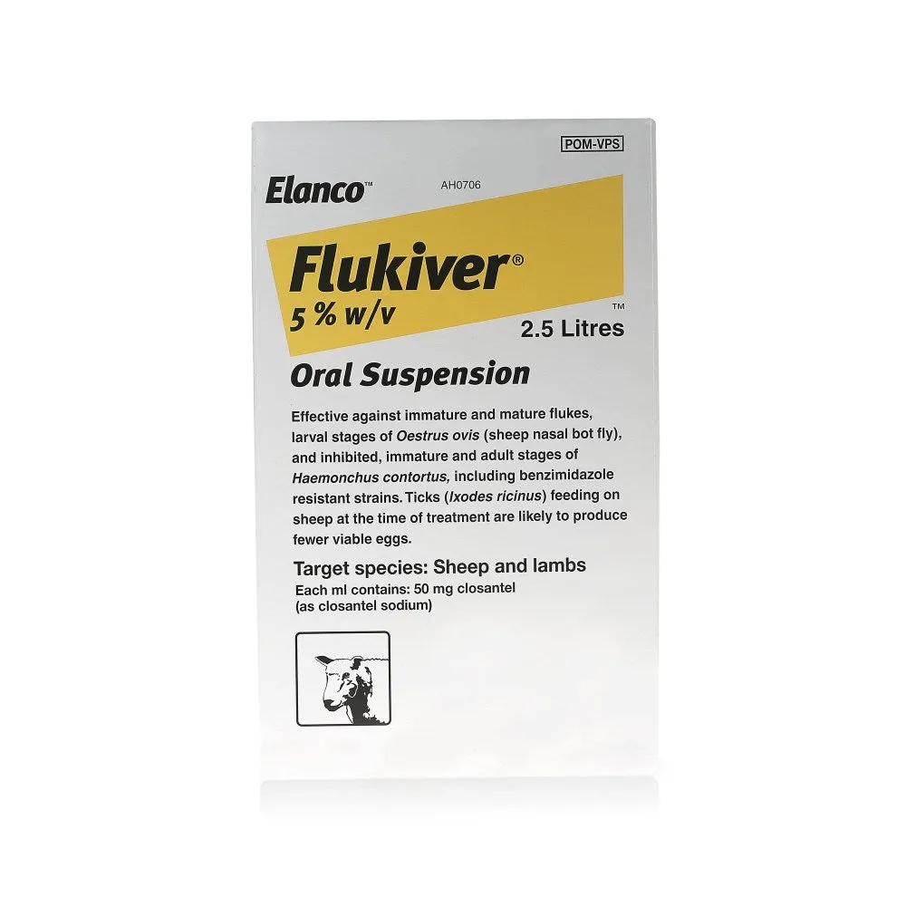 Flukiver 5% w/v Oral Suspension