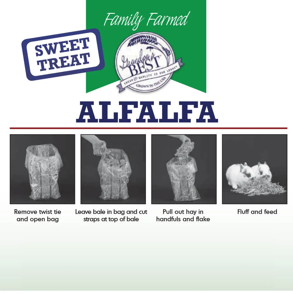 Grandpa's Best Alfalfa Hay Bale