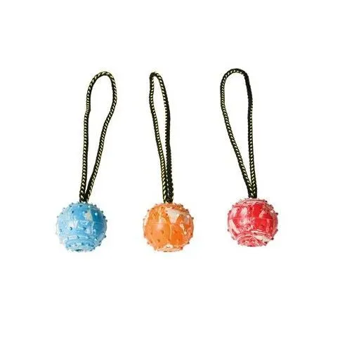 KLIN Solid Rubber Ball on a Rope with Loop