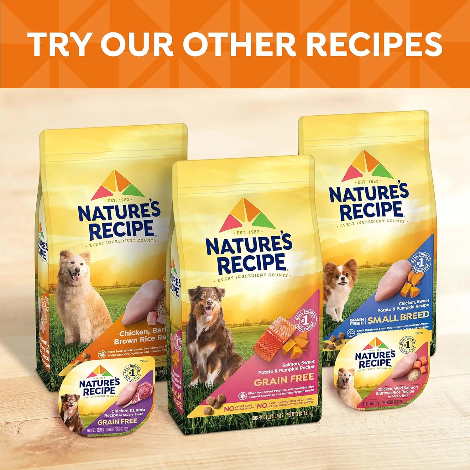 Natures Recipe Mature Lamb & Brown Rice Recipe Dry Dog Food, 24 lb. Bag