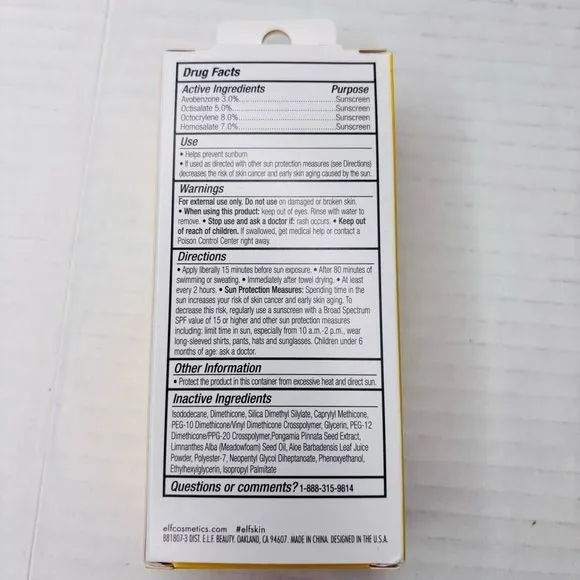 *New* e.l.f. Skin Suntouchable Invisible Sunscreen