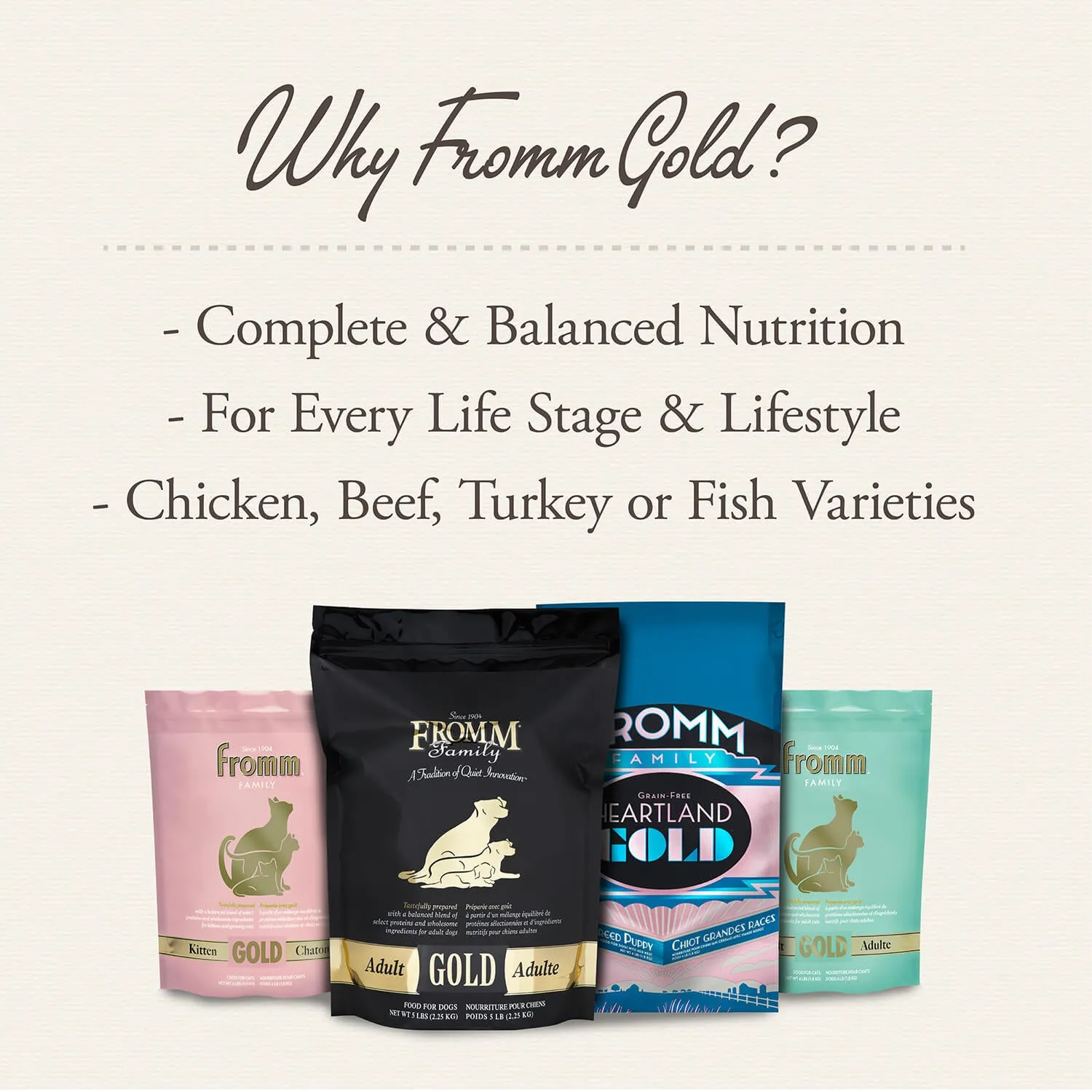 Puppy Gold Holistic Dry Dog Food from Fromm