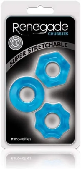 Renegade ''Chubbies'' Rings -Blu