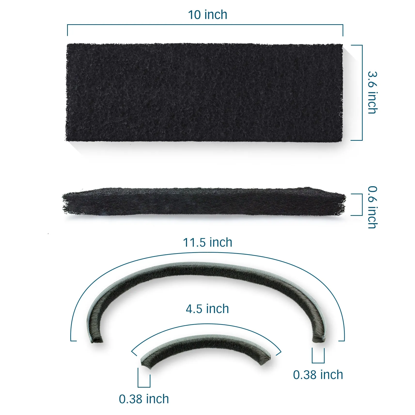 Replacement Carbon Filters For Litter-Robot 3 Self-Cleaning Cat Litter Box, 10