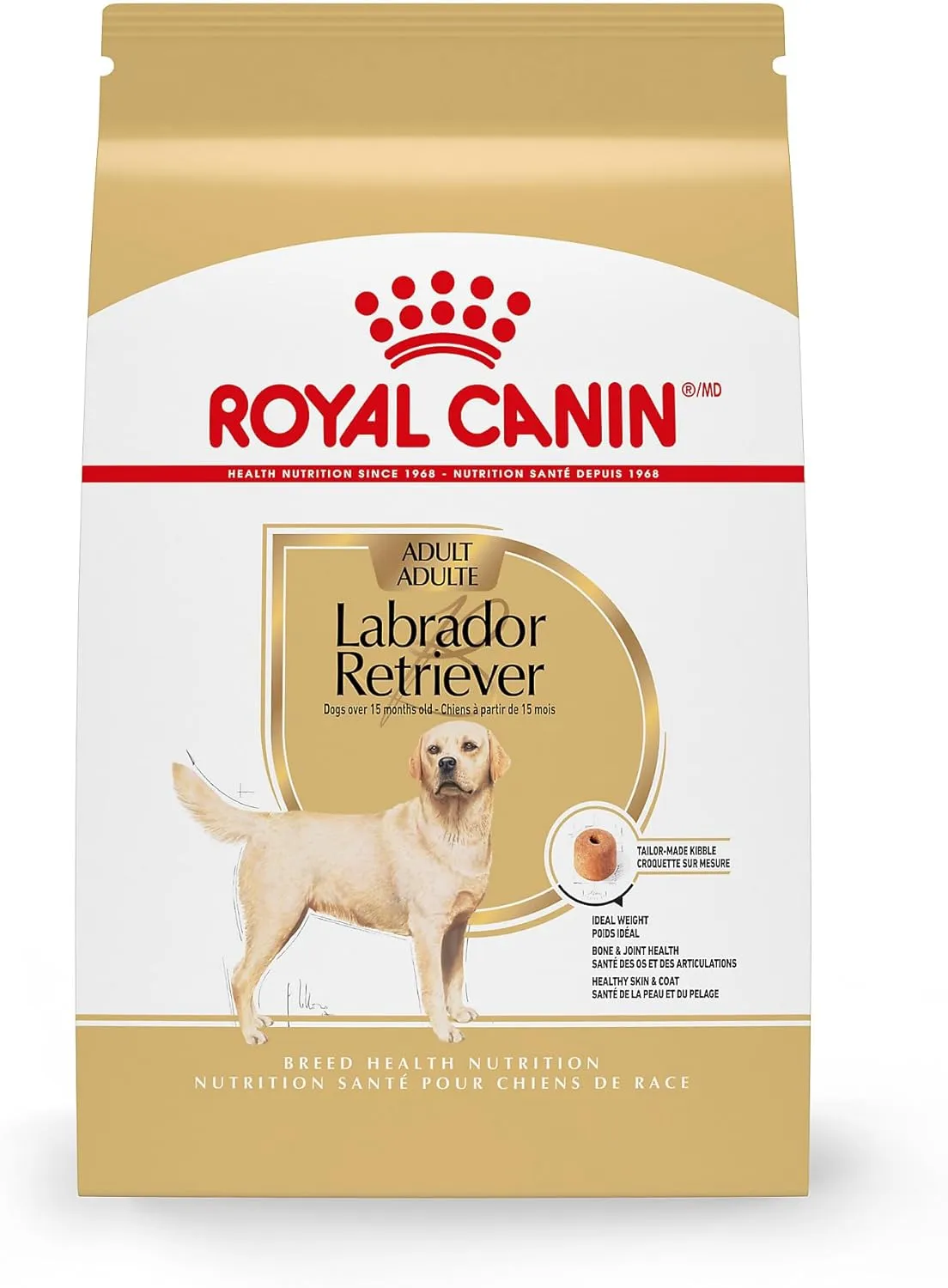Royal Canin Labrador Retriever Adult Breed Specific Dry Dog Food, 17 lb. bag