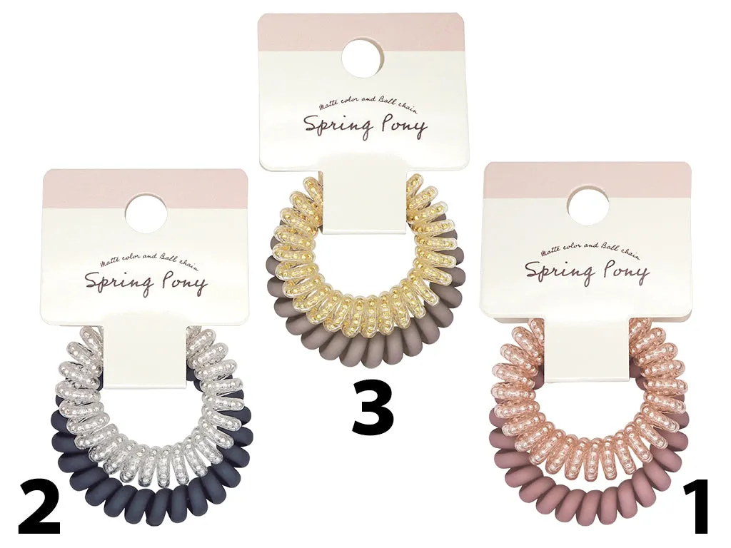 Spring pony Matte color and Ball chain