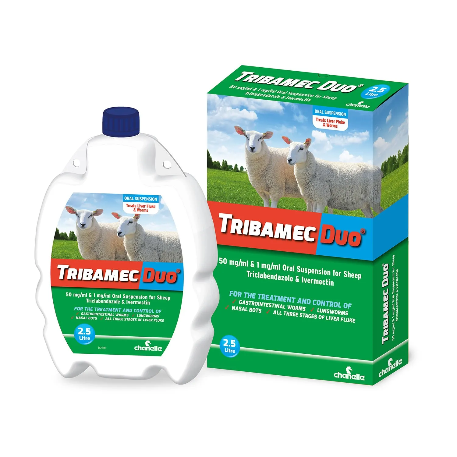Tribamec Duo 50 mg/ml & 1 mg/ml Oral Suspension for Sheep