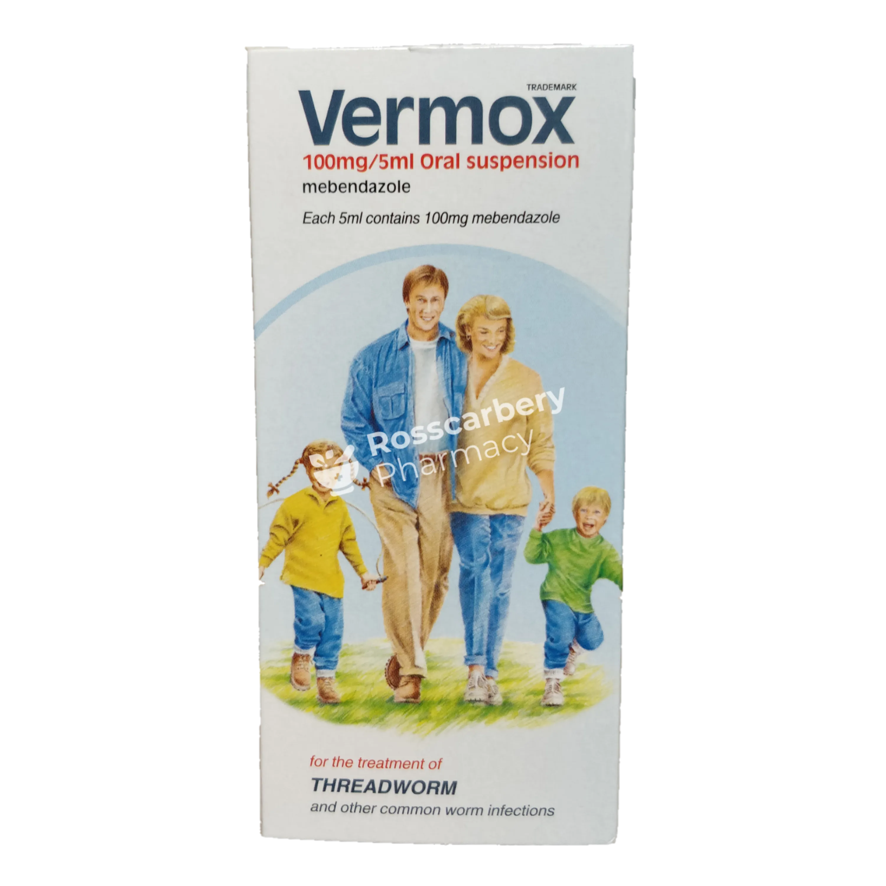 Vermox 100mg/5ml Oral Suspension
