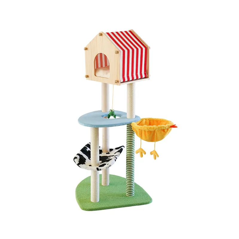 ZeZe Farmhouse Cat Tree and Condo Tower